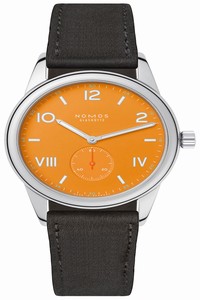 Replica 729 Future Orange Nomos Glashutte Club 38 Campus 38.5mm Mens Watch