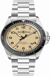 Replica BRV292-BEI-ST/SST Black Steel Bell & Ross BR V2-92 Mens Watch
