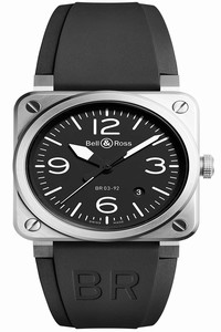 Replica BR03-92 Steel BR0392-BLC-ST Bell & Ross BR03-92 Automatic 42mm Mens Watch