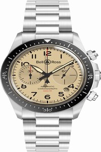 Replica BRV294-BEI-ST/SST Military Beige Bell & Ross BR V2-94 Mens Watch