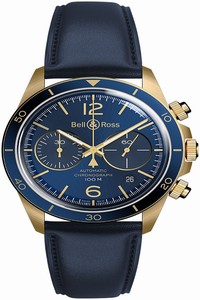 Replica BRV294-BLU-BR/SCA Aeronavale Bronze Bell & Ross BR V2-94 Mens Watch
