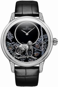 Replica j005024280 MONKEY Jaquet Droz Les Ateliers d'Art Petite Heure Minute Relief Mens Watch
