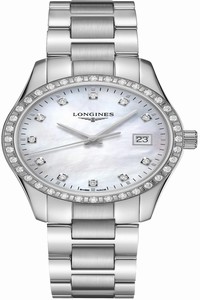 Replica L2.386.0.87.6 L23860876 Longines Conquest Classic Quartz 34mm Ladies Watch
