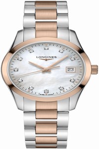 Replica L2.386.3.87.7 L23863877 Longines Conquest Classic Quartz 34mm Ladies Watch