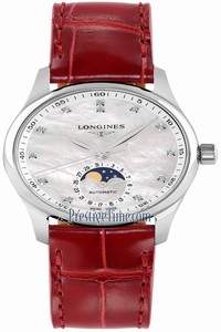Replica L2.409.4.87.2 L24094872 Longines Master Automatic Moonphase 34mm Ladies Watch