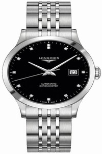 Replica L2.820.4.57.6 L28204576 Longines Record 38.5mm Midsize Watch