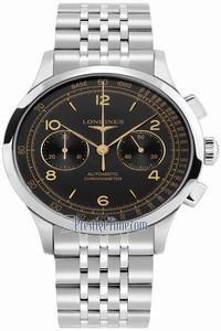 Replica L2.921.4.56.6 L29214566 Longines Record Chronograph 40mm Mens Watch