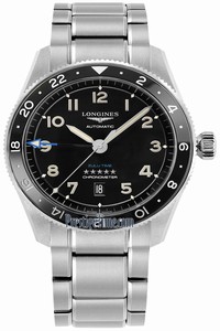 Replica L3.812.4.53.6 L38124536 Longines Spirit Zulu Time 42mm Mens Watch