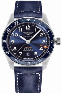 Replica L3.812.4.93.2 L38124932 Longines Spirit Zulu Time 42mm Mens Watch