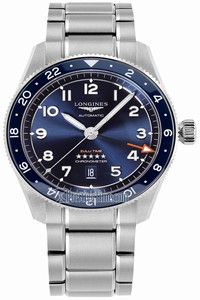 Replica L3.812.4.93.6 L38124936 Longines Spirit Zulu Time 42mm Mens Watch