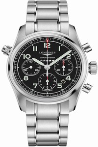Replica L3.820.4.53.6 L38204536 Longines Spirit Automatic Chronograph 42mm Mens Watch