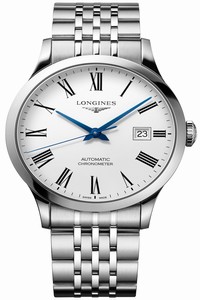 Replica L2.821.4.11.6 L28214116 Longines Record 40mm Mens Watch