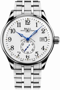 Replica NM3888D-S1CJ-WH Ball Watch Trainmaster Standard Time Mens Watch