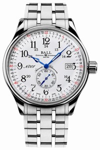 Replica NM3888D-S4CJ-WH Ball Watch Trainmaster Standard Time Mens Watch