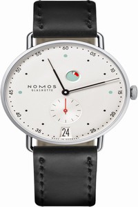 Replica 1101 Nomos Glashutte Metro Datum Gangreserve 37mm Mens Watch