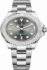 Replica 268622 Dark Rhodium Rolex Yacht-Master 37mm Ladies Watch