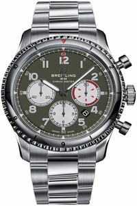 Replica ab01192a1L1a1 Breitling Aviator 8 B01 Chronograph 43 Curtiss Warhawk Mens Watch