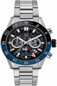 Replica cbg2a1z.ba0658 Tag Heuer Carrera Calibre Heuer 02 GMT 45mm Mens Watch