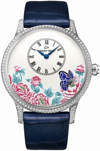 Replica j005034272 BUTTERFLY JOURNEY Jaquet Droz Les Ateliers d'Art Petite Heure Minute Relief Ladies Watch