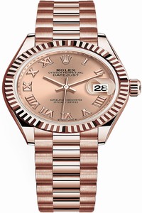 Replica 279175 Rose Roman Jubilee Rolex Lady Datejust 28mm Everose Gold Ladies Watch