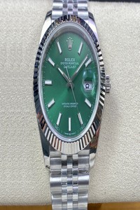 Replica Rolex Datejust M126334-0028 EW Factory Green Dial