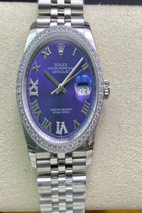 Replica Rolex Datejust M126284RBR-0013 EW Factory Diamond-set Bezel