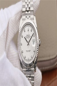 Replica Rolex Datejust M126331 EW Factory White Diamond-set Dial