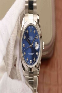 Replica Rolex Datejust M126300 EW Factory Stainless Steel Blue Dial