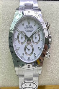 Replica Rolex Cosmograph Daytona 116520LN Clean Factory White Dial