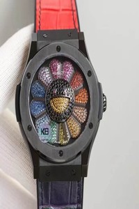 Replica Hublot Classic Fusion Takashi Murakami 507.CX.9000.RX.TAK21 Sunflower Colored Dial
