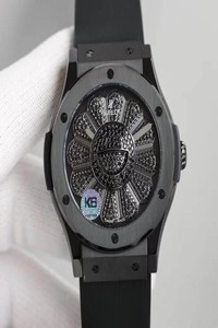 Replica Hublot Classic Fusion Takashi Murakami 507.CX.9000.RX.TAK21 Sunflower Diamond Black Dial