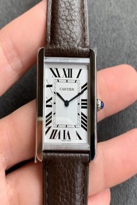 Replica Cartier Tank WSTA0030 K11 Factory White Dial