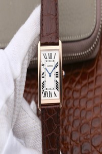 Replica Cartier Tank W5200025 K11 Factory White Dial