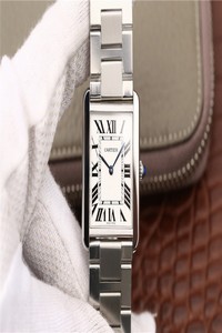 Replica Cartier Tank W5200013 K11 Factory White Dial