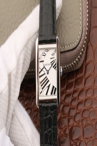 Replica Cartier Tank W5200018 K11 Factory White Dial