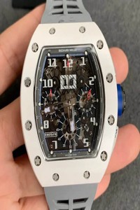 Replica Richard Mille RM-011 KV Factory White Ceramic Case