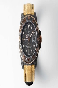 Replica Rolex GMT-MASTER II Diw Carbon Fiber Yellow Fabric Strap