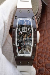 Replica Richard Mille RM011 KV Factory Brown Ceramic Case