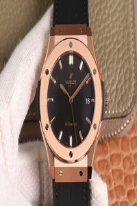 Replica Hublot Classic Fusion 511.OX.1181.LR WWF Factory Rose Gold Black Dial