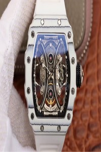 Replica Richard Mille RM53-01 KV Factory White TPT Carbon Fiber Skeleton Dial