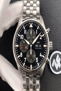 Replica IWC Pilot IW377710 ZF Factory Black Dial