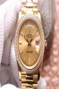 Replica Rolex Day-Date M228348RBR-0008 EW Factory Champagne Dial