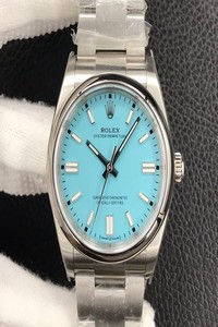 Replica Rolex Oyster Perpetual M126000-0006 36MM EW Factory Turquoise Blue Dial
