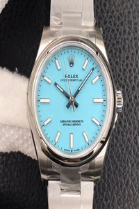 Replica Rolex Oyster Perpetual M277200-0007 31MM EW Factory Turquoise Blue Dial