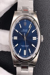 Replica Rolex Oyster Perpetual M124300-0003 41MM EW Factory Blue Dial