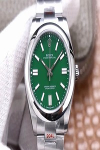 Replica Rolex Oyster Perpetual M124300-0005 41MM EW Factory Green Dial