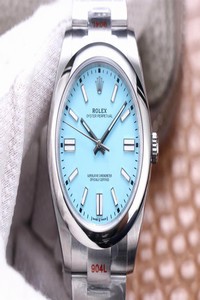 Replica Rolex Oyster Perpetual M124300-0006 41MM EW Factory Turquoise Blue Dial