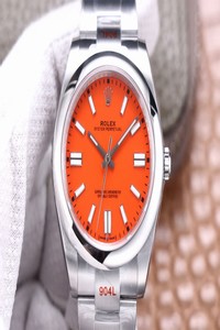 Replica Rolex Oyster Perpetual M124300-0007 41MM EW Factory Coral Red Dial