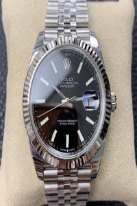 Replica Rolex Datejust M126334-0018 EW Factory Black Dial