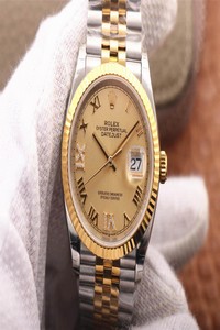 Replica Rolex Datejust 126233 EW Factory Diamond Gold Dial